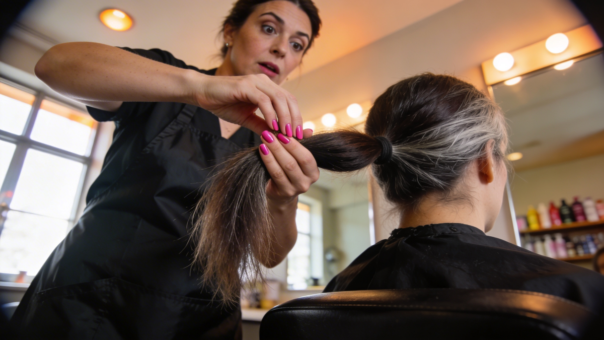 The moment a hairdresser sees the change. After eighteen years behind the chair, these are the moments that make it worth it.