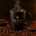 Gift 4: Matte-Black Testo Ceramic Mug
